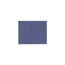 5.25 x 6.5" Exercise Book 32 Page, 8mm Ruled, Dark Blue - Pack of 100